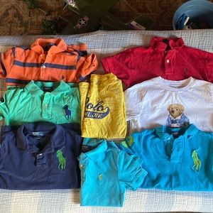 Ralph Lauren boys polo shirts size 6 lot